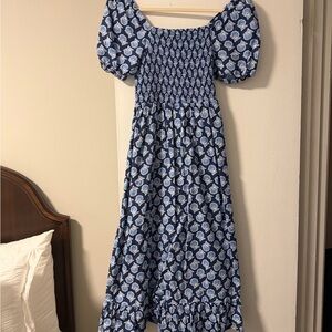 J Crew Factory Blue Dress